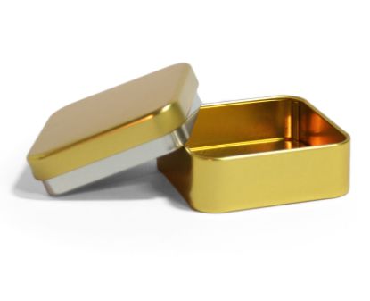 Luxe blik vierkant, goud