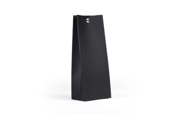 Zwart hoog zakje karton