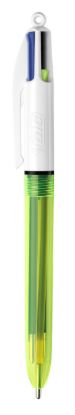 Bic balpen 4 kleuren fluo