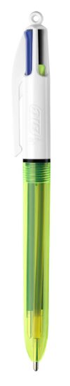 Bic balpen 4 kleuren fluo