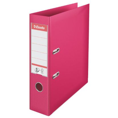 Ringmap Esselte A4 75mm rug fuchsia