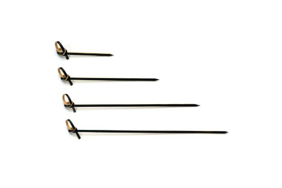 Knoopprikker bamboe zwart 150 mm 200 stuks opdienen