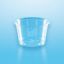 Dressing box 100 cc glashelder 50 stuks opdienen bewaren verpakken