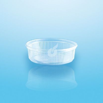 Slagerbakje rond 125 cc glashelder 100 stuks opdienen bewaren verpakken