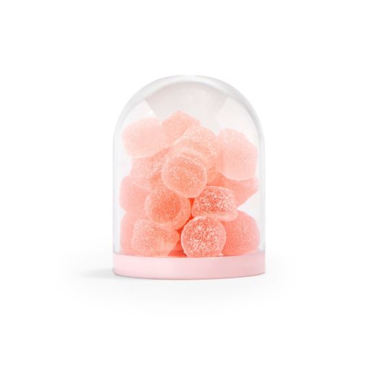 Globe klein met roze bodem