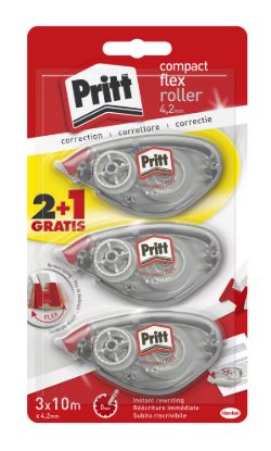 Correctieroller Pritt compact flex 4,2mm x 10m 2+1 gratis