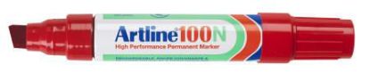 Permanente marker Artline 100 rood