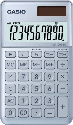 Rekenmachine Casio SL-1000SC blauw