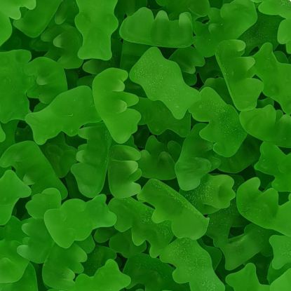 Joris snoep beertjes groen