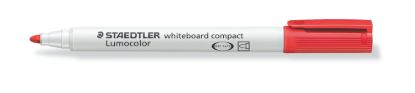 Witbordstift Staedtler lumocolor rood 1-2mm