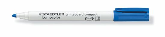 Witbordstift Staedtler lumocolor blauw 1-2mm