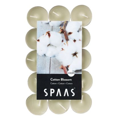 Theelicht Cotton Blossom 4.5 h 30 stuks