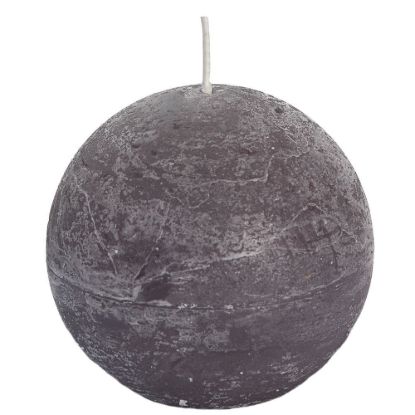 Rustieke bolkaars taupe
