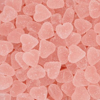 snoep roze hartjes