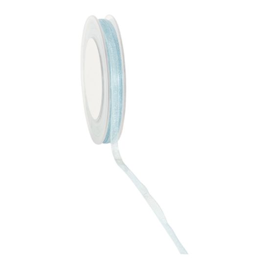 lint organza lichtblauw
