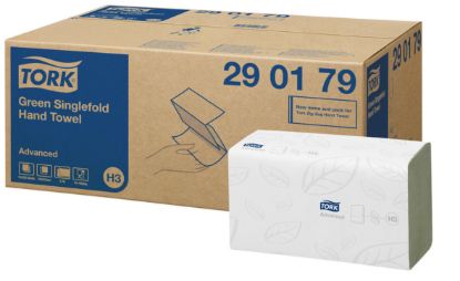 Handdoeken Zig-Zag gevouwen classic groen