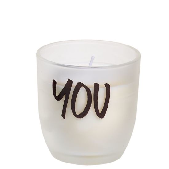 Mat theelicht 'YOU'