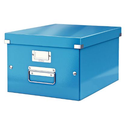 Opbergdoos Leitz C&S medium WOW blauw