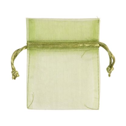 organza zakje lichtgroen