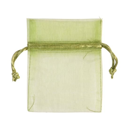 organza zakje lichtgroen