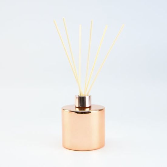 parfumflesje voor geurstokjes roze goud