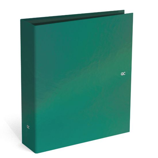 Brede ringmap QC sparkle groen