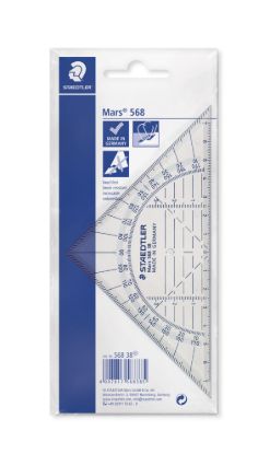 Geodriehoek Staedtler 16 cm onbreekbaar