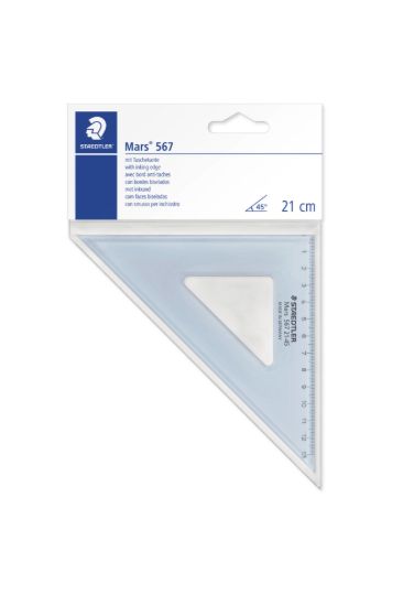 Tekendriehoek Staedtler 21 cm 45°