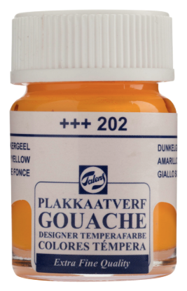 Plakkaatverf Talens donkergeel