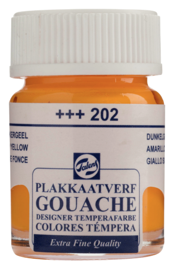Plakkaatverf Talens donkergeel
