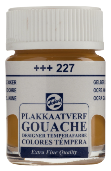 Plakkaatverf Talens gele oker
