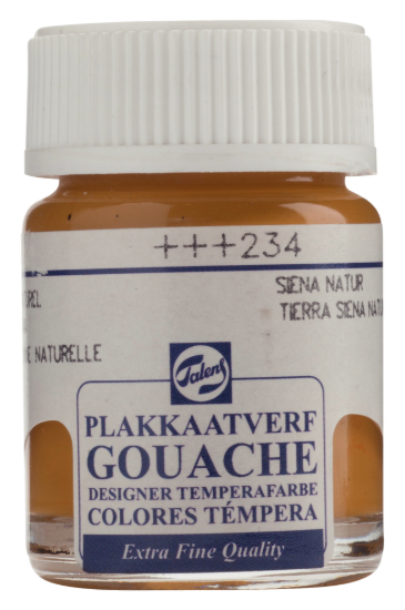 Plakkaatverf Talens sienna naturel