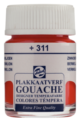 Plakkaatverf Talens vermiljoen