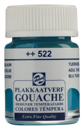 Plakkaatverf Talens turkooisblauw