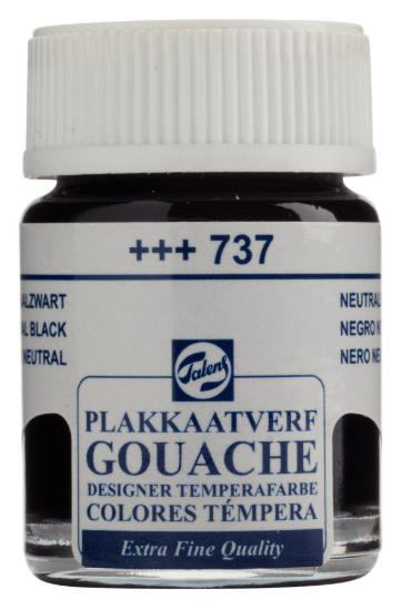 Plakkaatverf Talens neutraalzwart