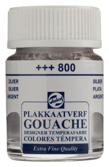 Plakkaatverf Talens zilver