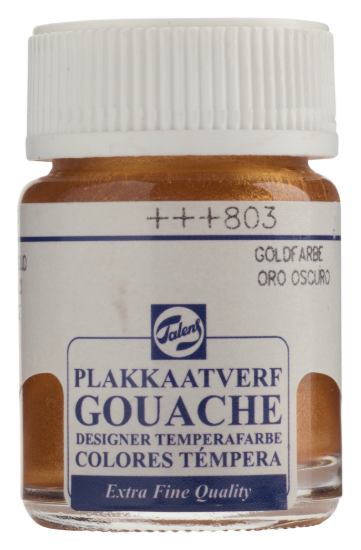 Plakkaatverf Talens donkergoud