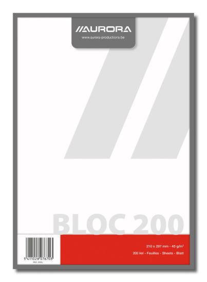Kladblok A4 blanco