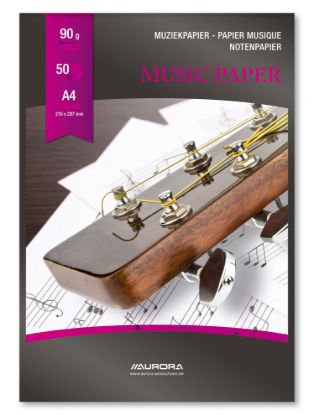 Muziekblok A4