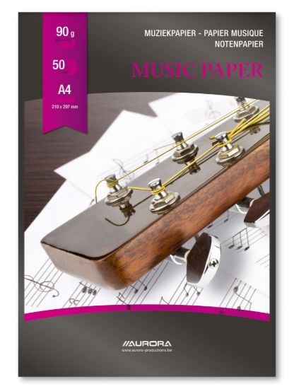 Muziekblok A4