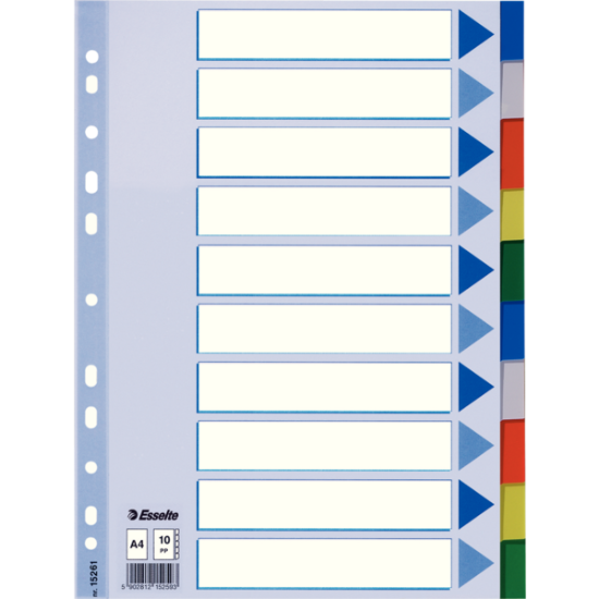 Tabbladen A4 PP