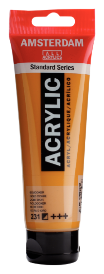 Acrylverf Talens goud oker