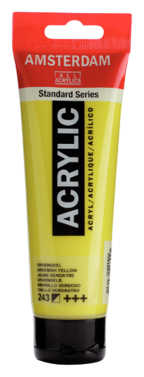 Acrylverf Talens groengeel