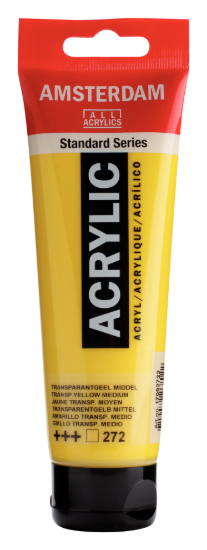 Acrylverf Talens transp. geel middel