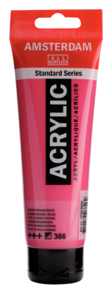 Acrylverf Talens quinac. roze