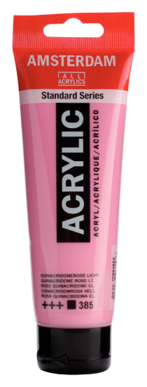 Acrylverf Talens quinac. roze licht
