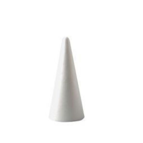 Styropor kegel, hoogte 6.5 cm, piepschuim
