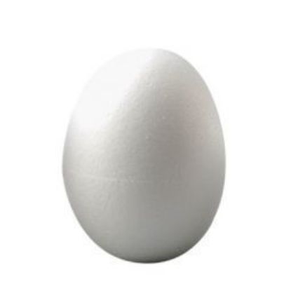 Styropor ei, 8 cm, piepschuim