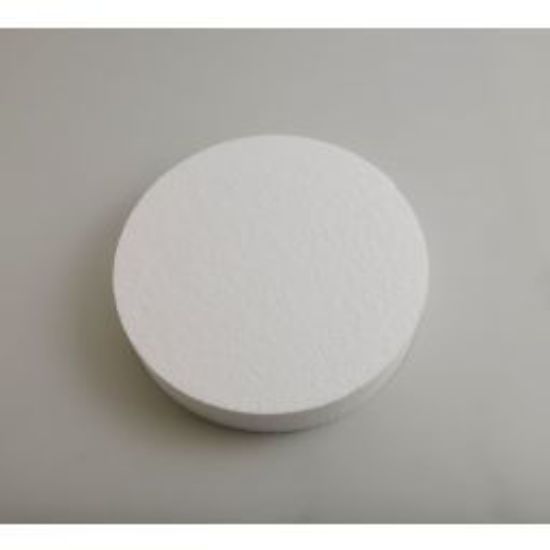 Styropor schijf rond, 180 x 50 mm, piepschuim