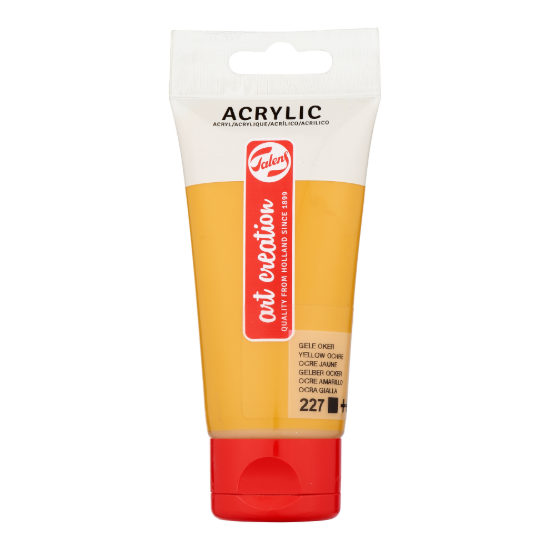 Acrylverf Talens 75ml gele oker